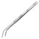 Metaleks CVD 30cm / 12-Inch Kitchen EXTRA-LONG Tweezer Tong Stainless Steel. Matt Finish. Best for Master CHEF Cooking And BBQ, Plating, Multipurpose-Using.