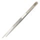 Metaleks 1X2 TEETH 25.4cm / 10-Inch Kitchen EXTRA-LONG Tweezer Tong Stainless Steel. Matt Finish. Best for Master CHEF Cooking And BBQ, Plating, Multipurpose-Using.
